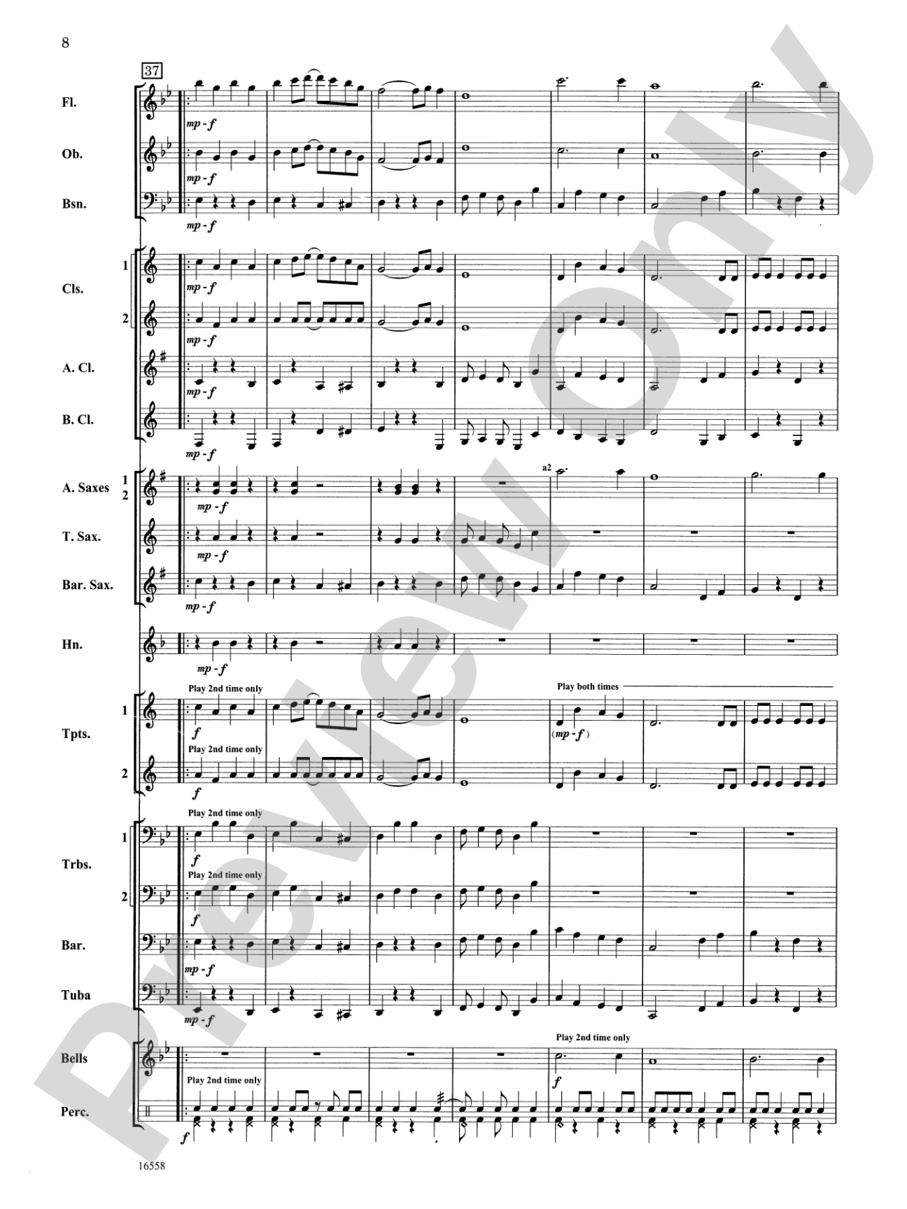 Reindeer Rag: Concert Band Conductor Score & Parts