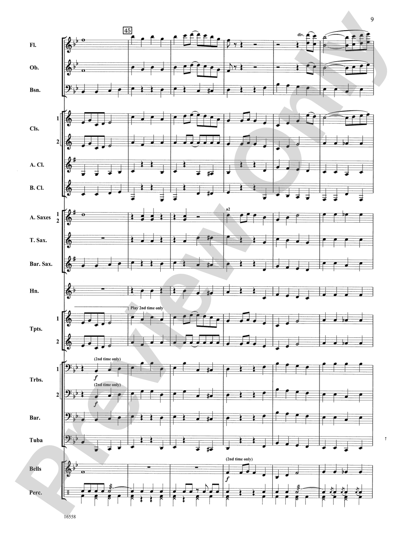 Reindeer Rag: Concert Band Conductor Score & Parts