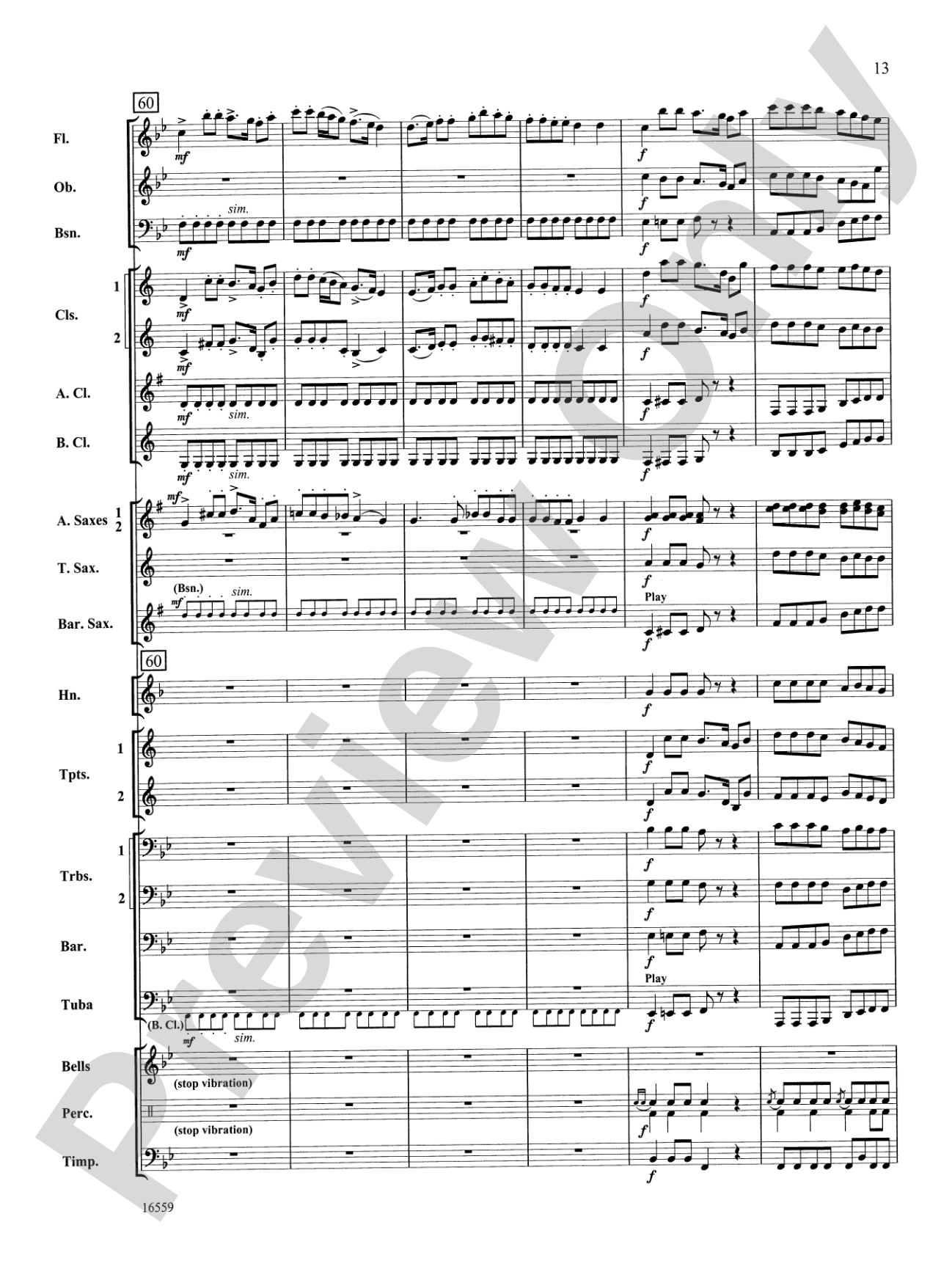 March Slav: Concert Band Conductor Score & Parts