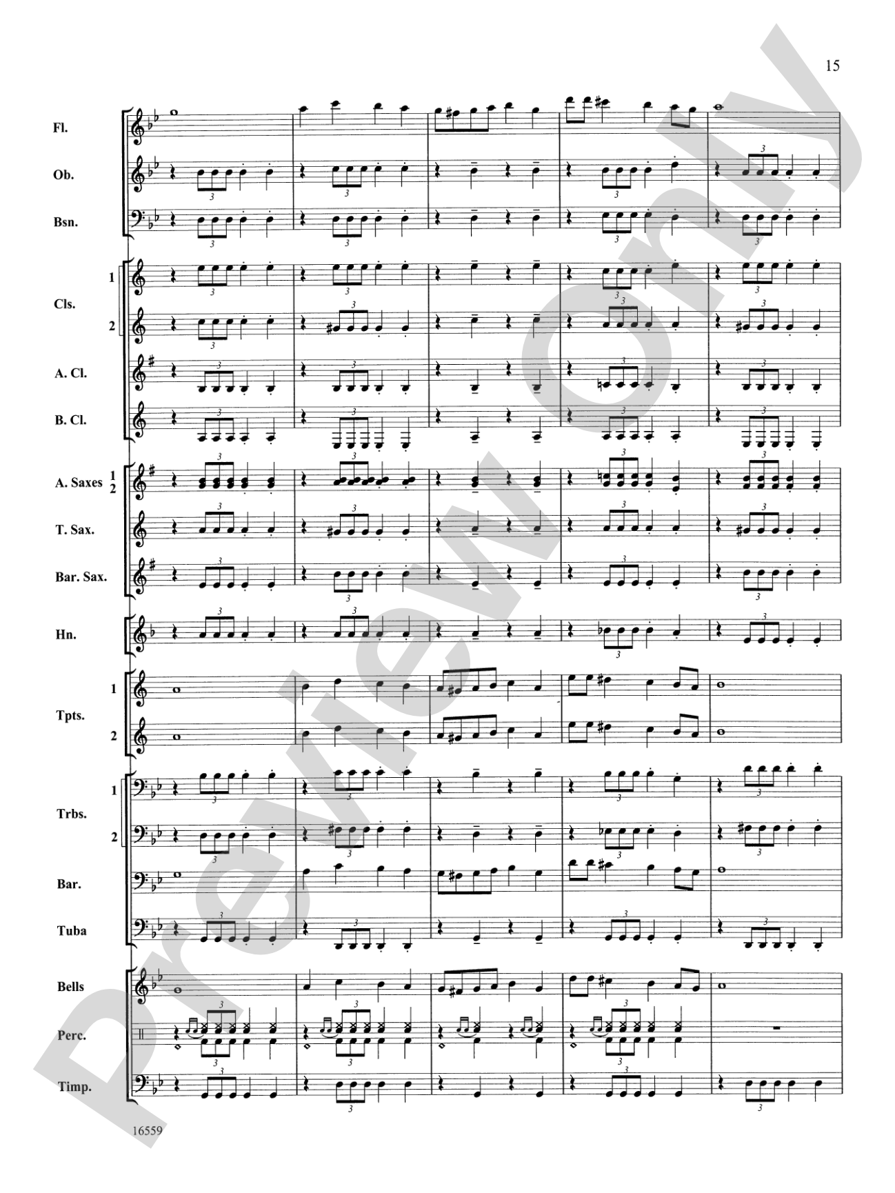 March Slav: Concert Band Conductor Score & Parts