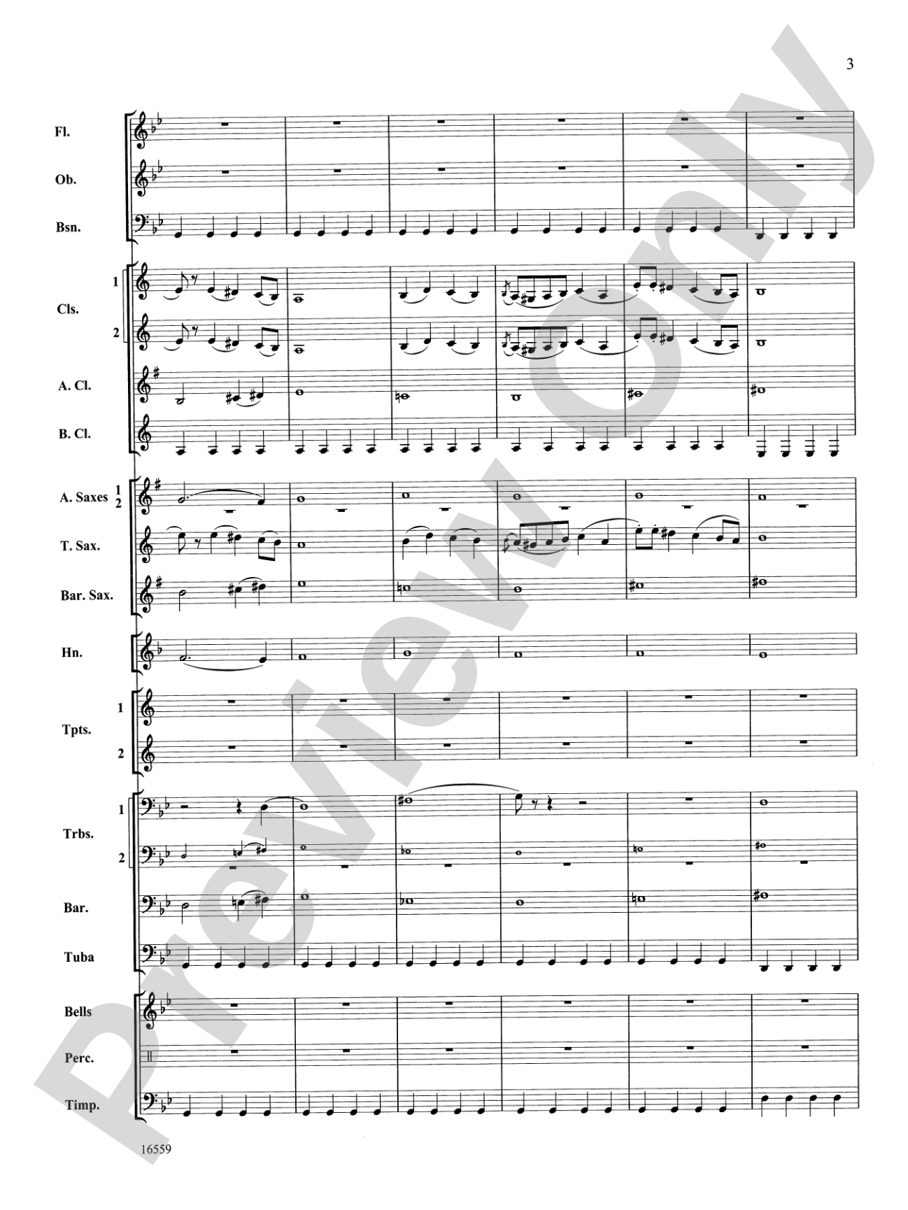March Slav: Concert Band Conductor Score & Parts