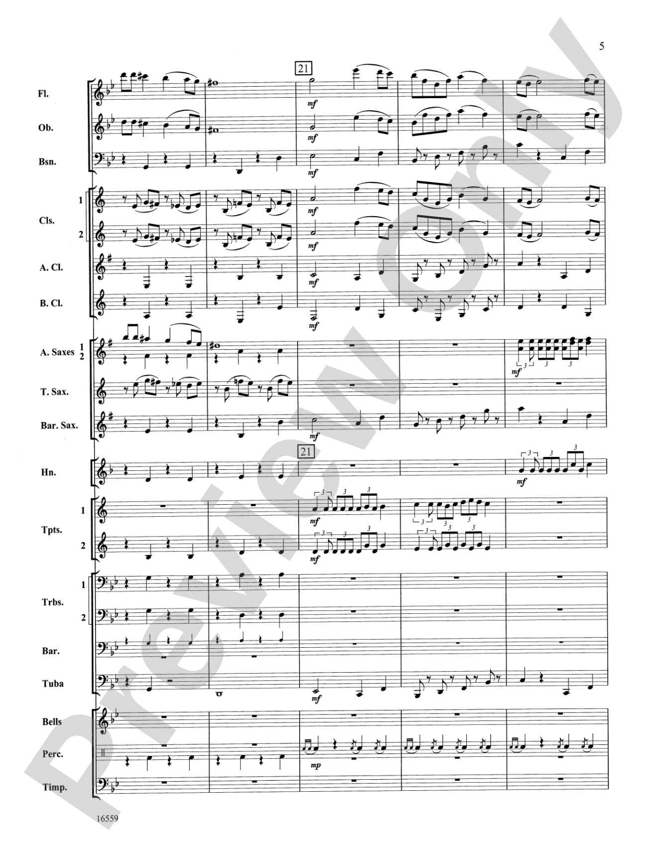 March Slav: Concert Band Conductor Score & Parts