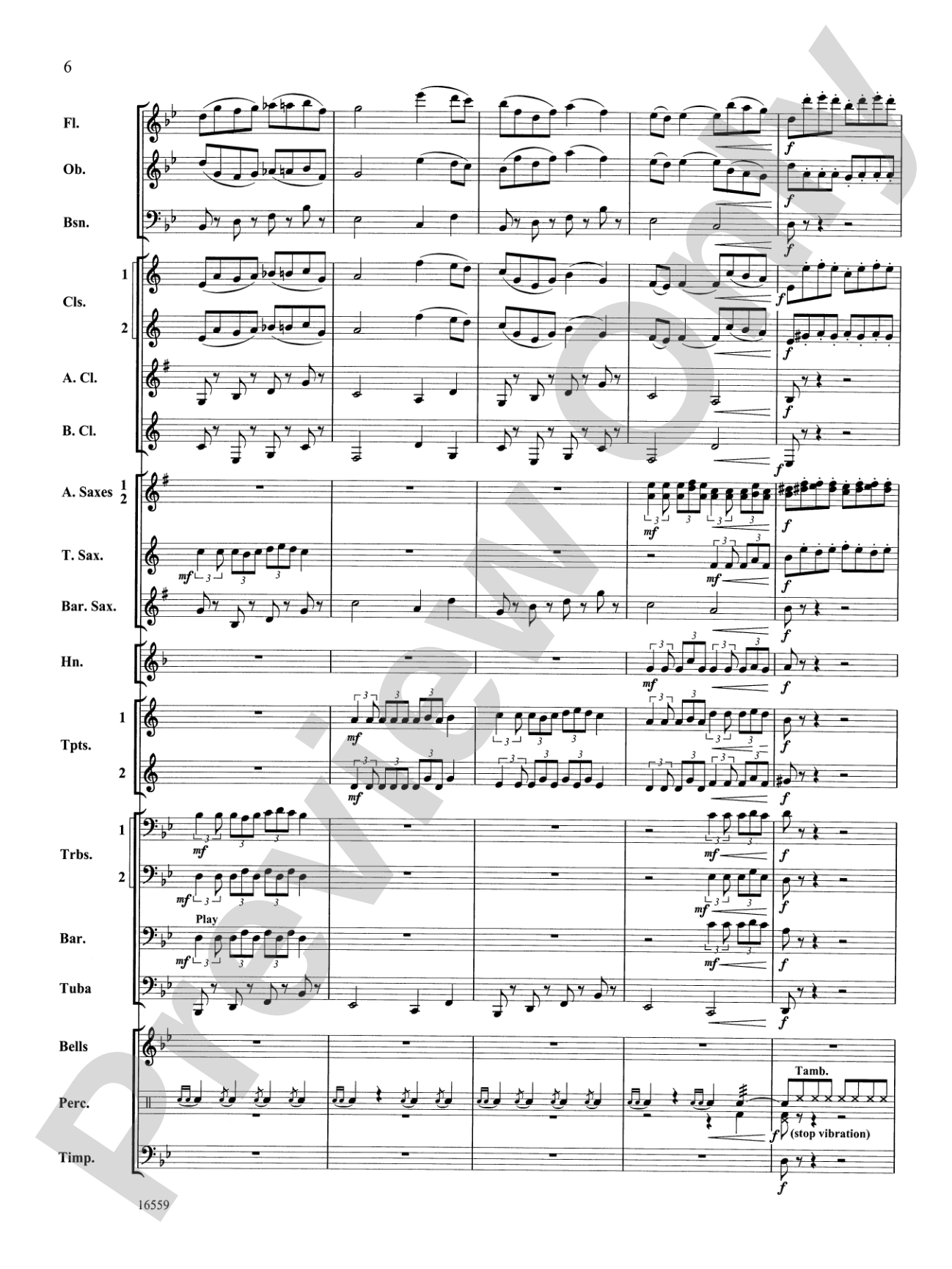 March Slav: Concert Band Conductor Score & Parts