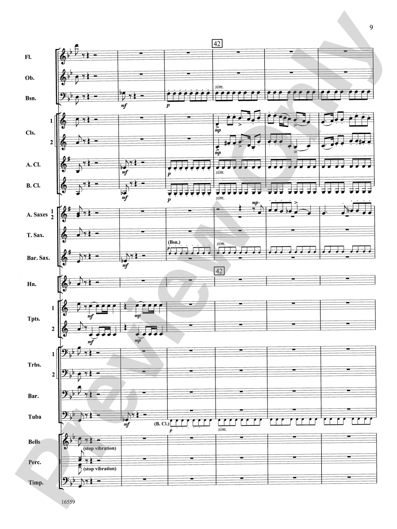 March Slav: Concert Band Conductor Score & Parts