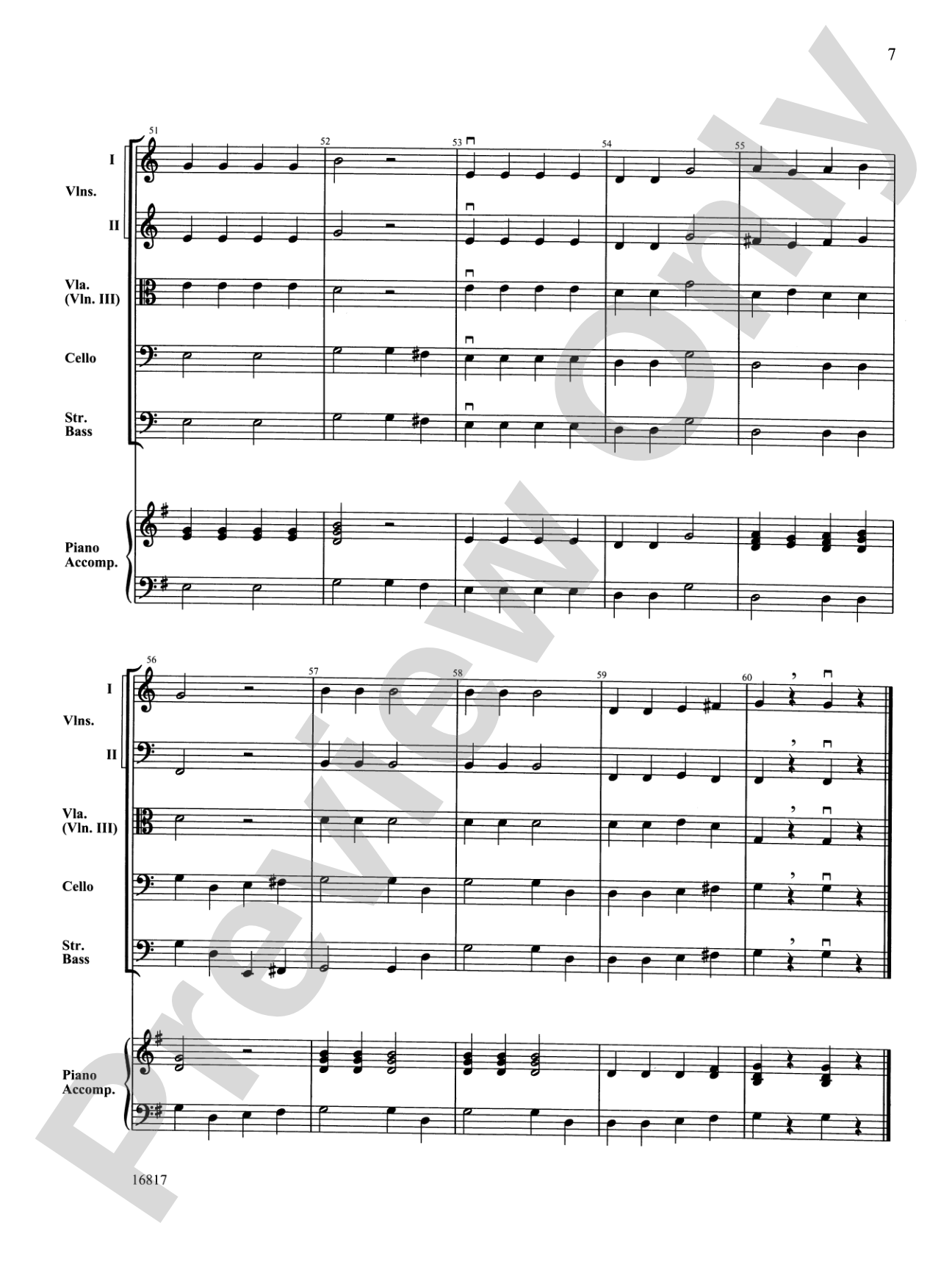 First Christmas March: String Orchestra Conductor Score & Parts