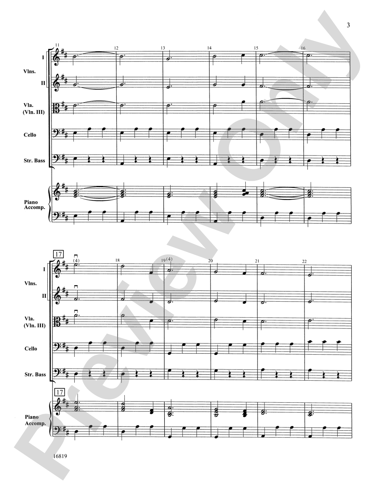 Skaters' Waltz: String Orchestra Conductor Score & Parts