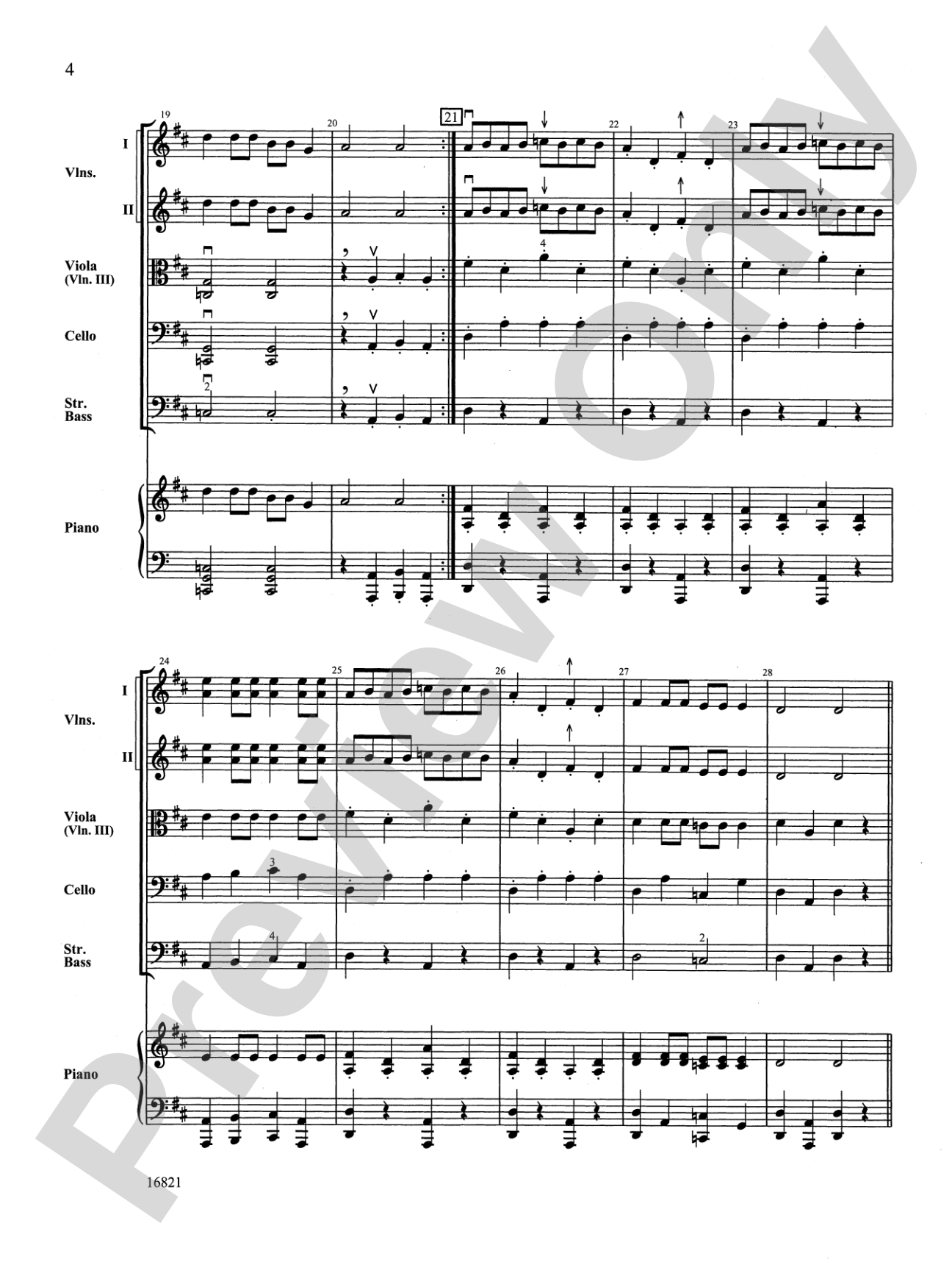 Fiddles on Fire: String Orchestra Conductor Score & Parts