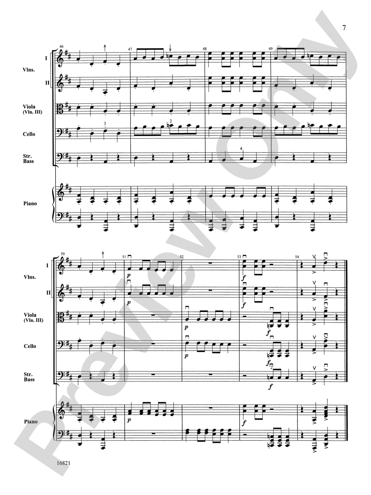 Fiddles on Fire: String Orchestra Conductor Score & Parts