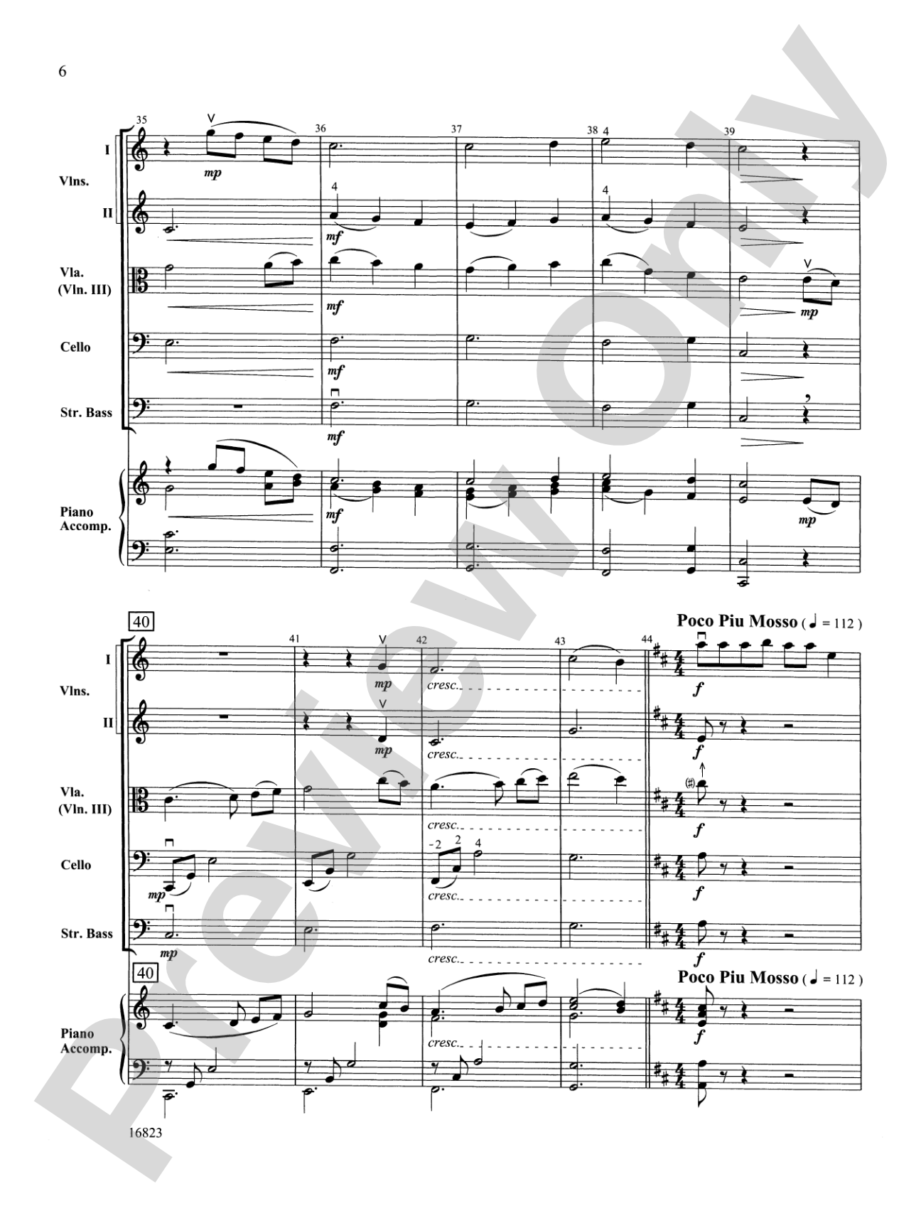 Santa Plays the Viola: String Orchestra Conductor Score & Parts