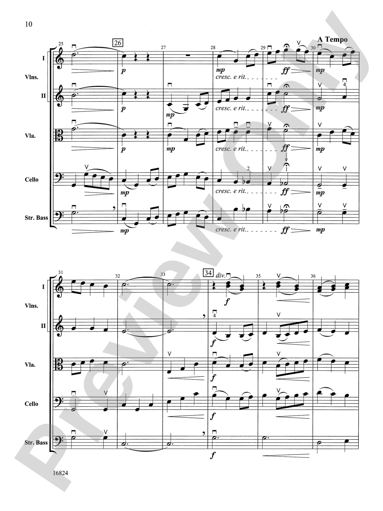 Geometric Dances: Score