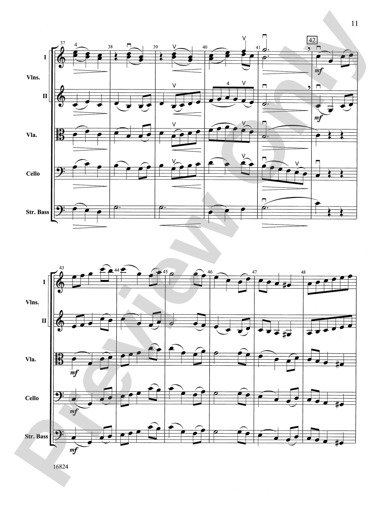 Geometric Dances: Score