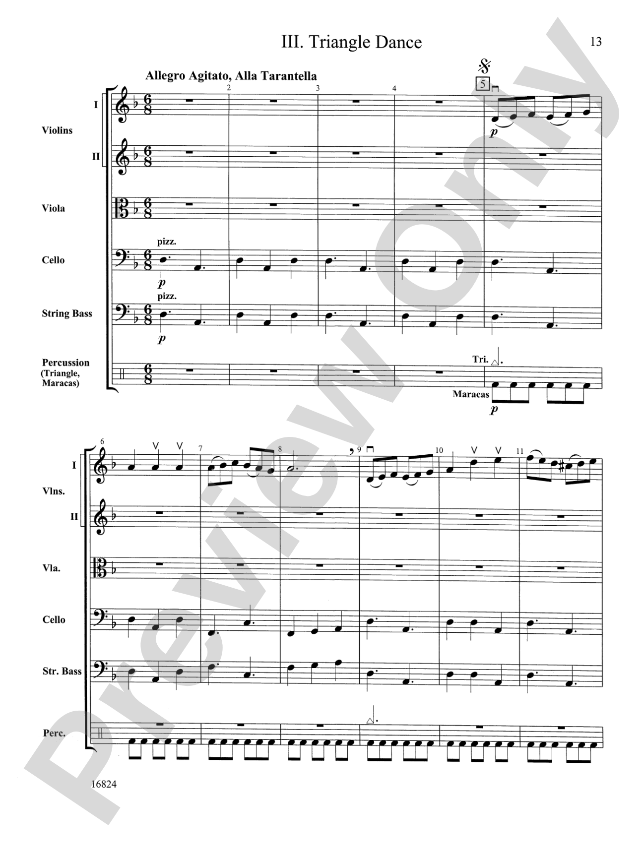 Geometric Dances: Score