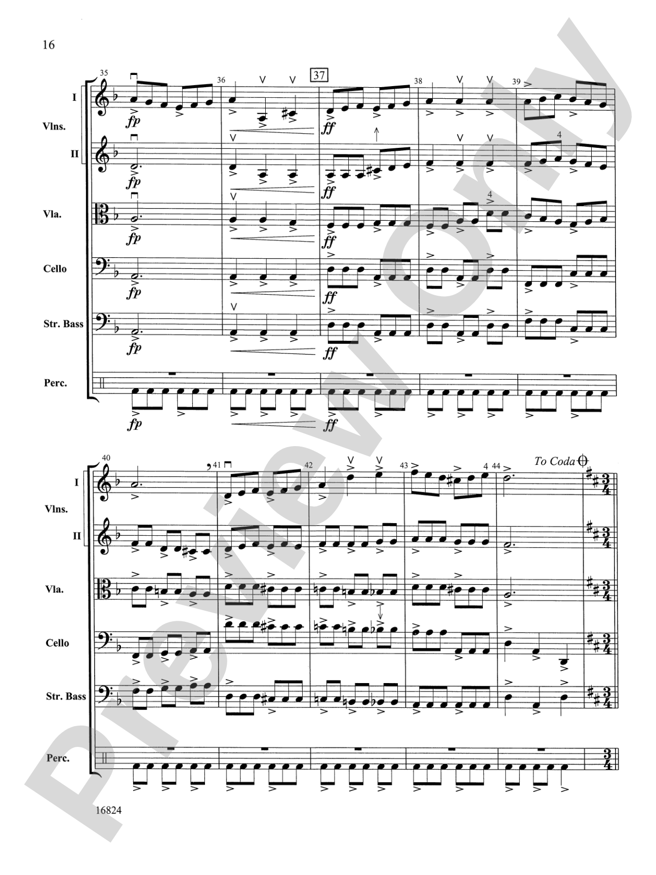 Geometric Dances: Score