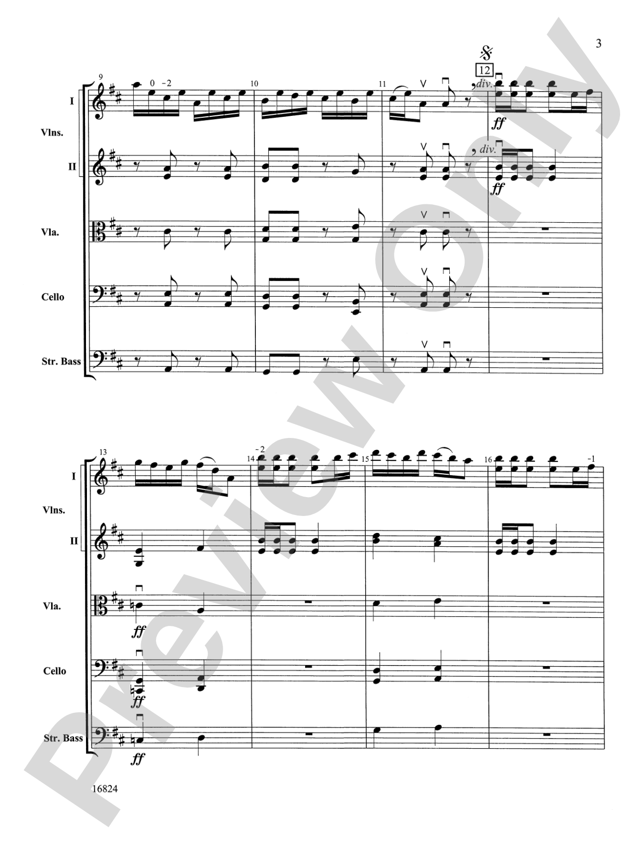 Geometric Dances: Score