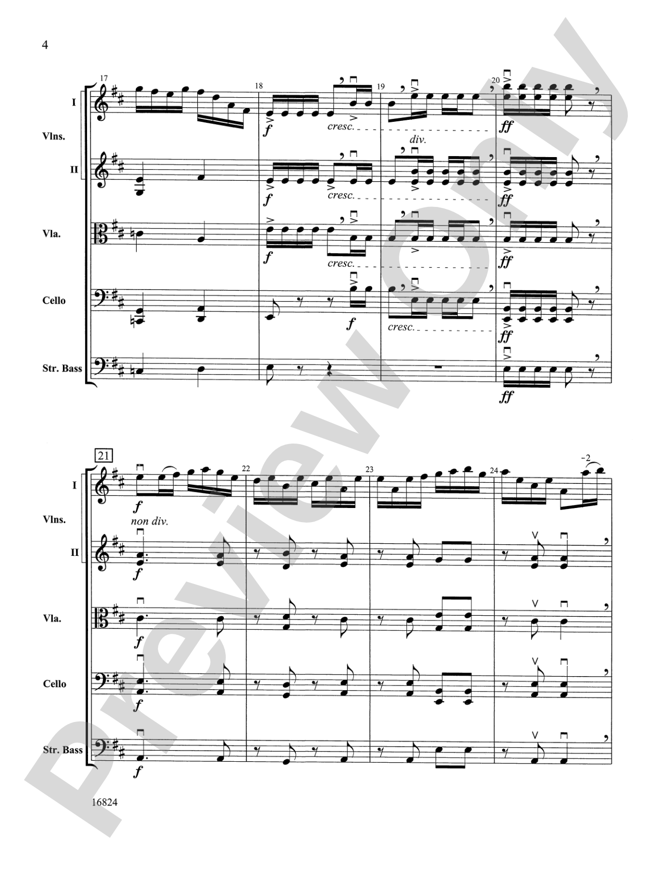 Geometric Dances: Score