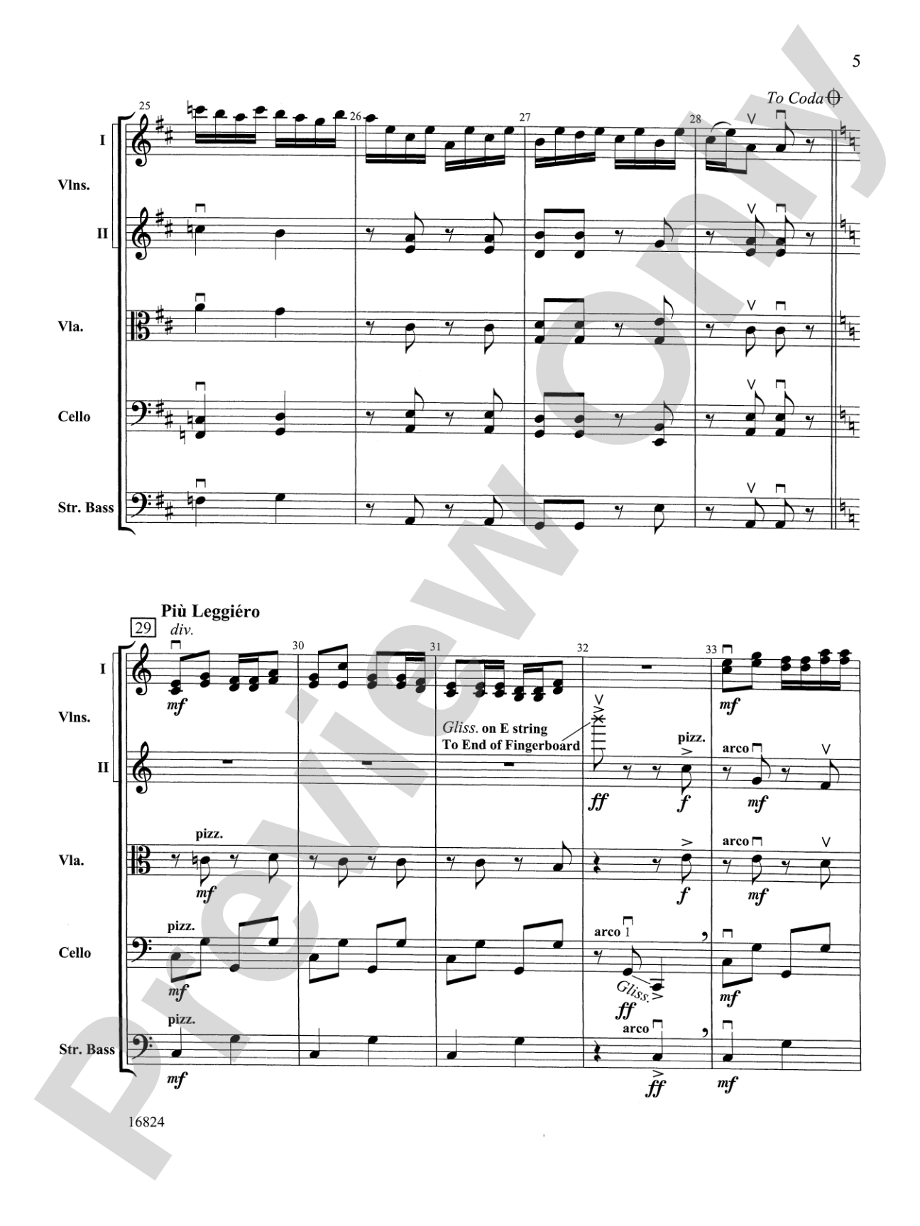 Geometric Dances: Score