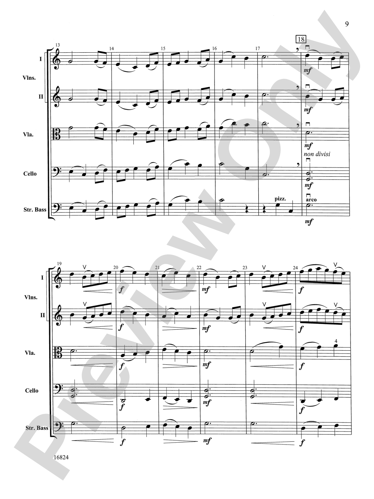 Geometric Dances: Score