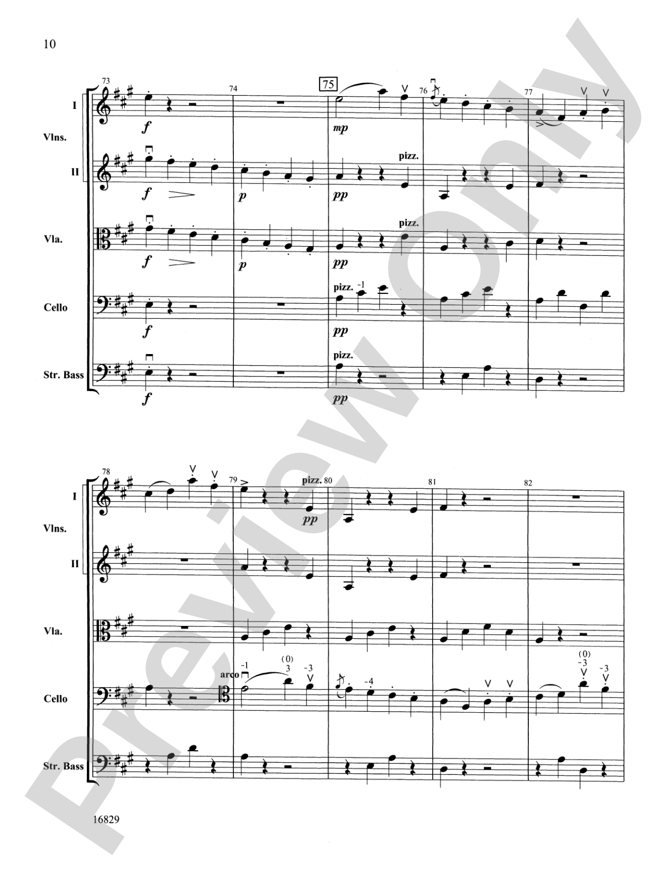 Classical Symphony: String Orchestra Conductor Score & Parts