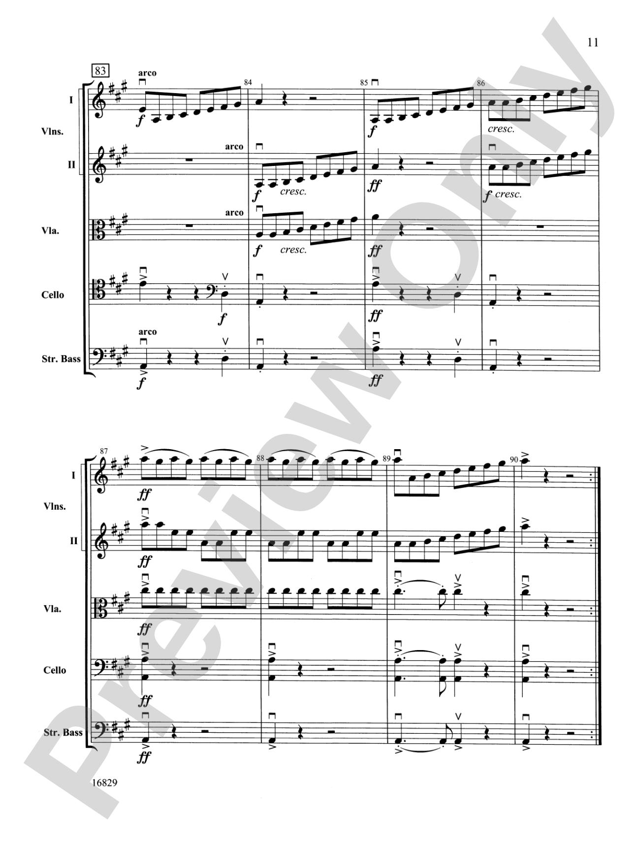 Classical Symphony: String Orchestra Conductor Score & Parts