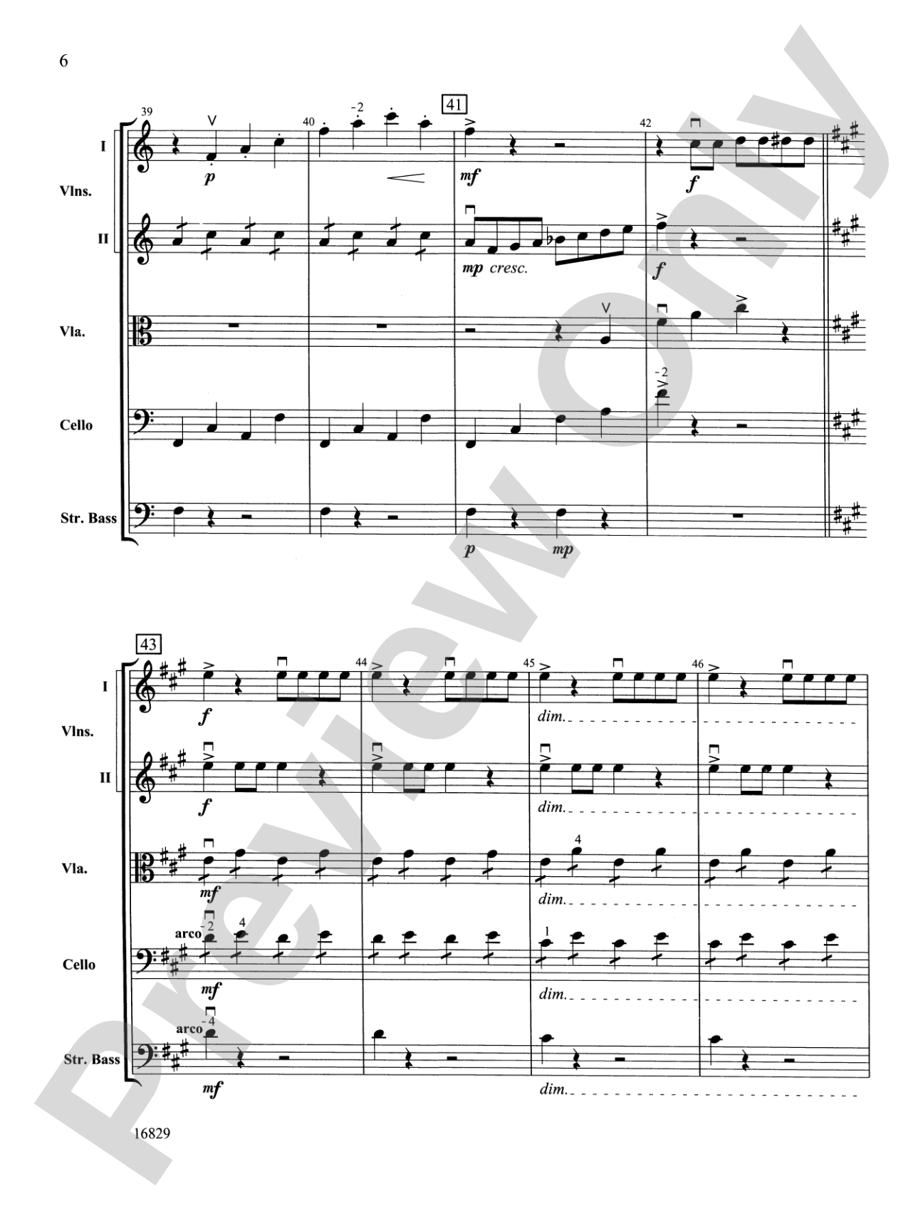 Classical Symphony: String Orchestra Conductor Score & Parts