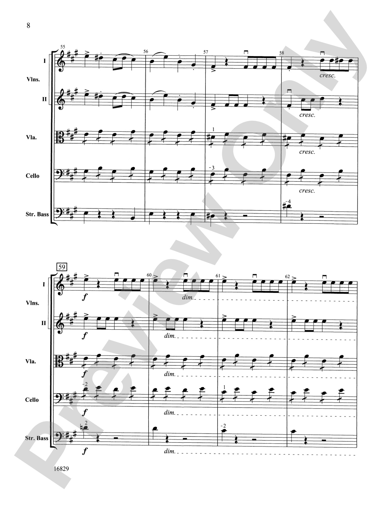 Classical Symphony: String Orchestra Conductor Score & Parts