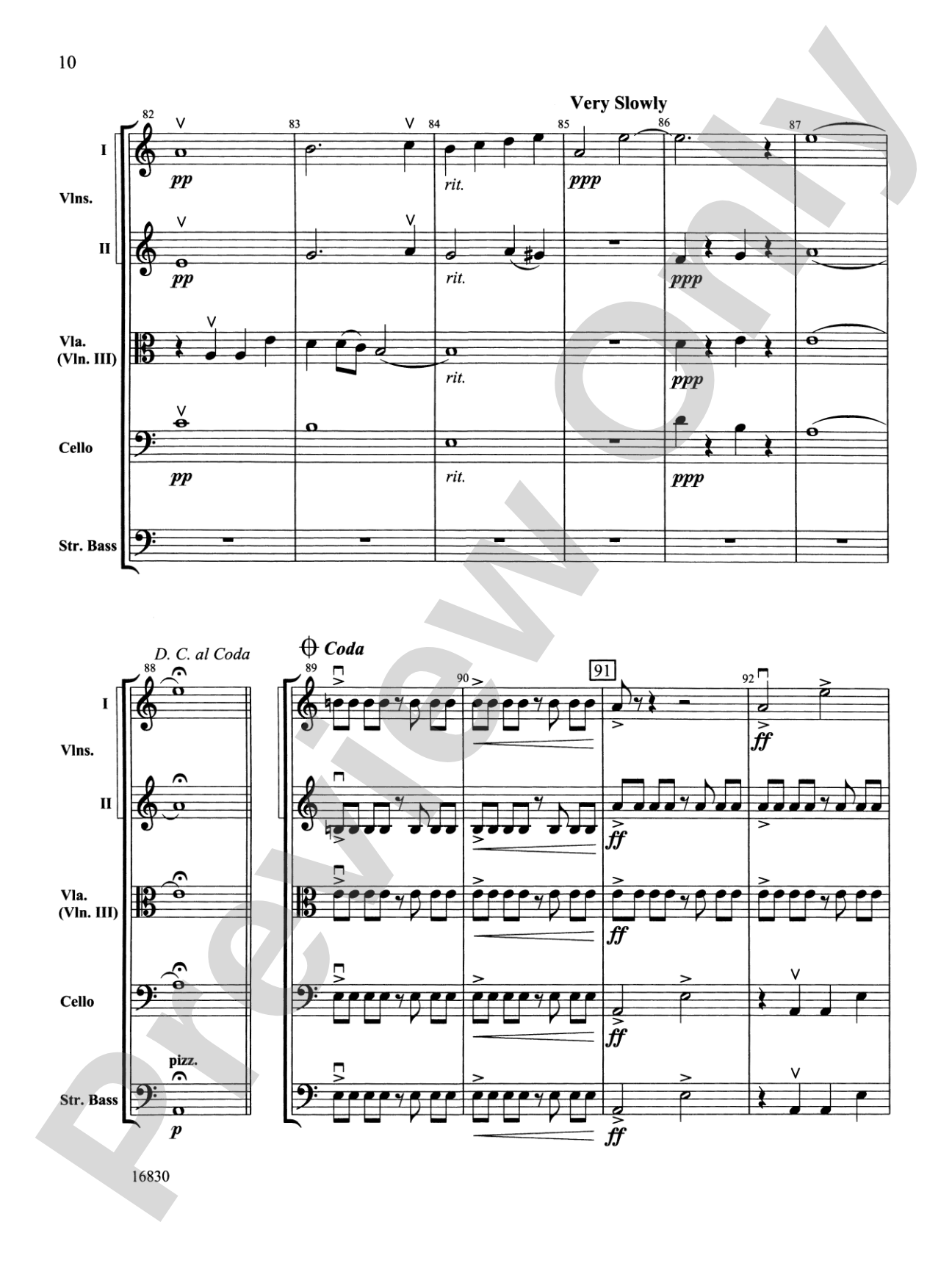 Mabel Creek Overture: String Orchestra Conductor Score & Parts