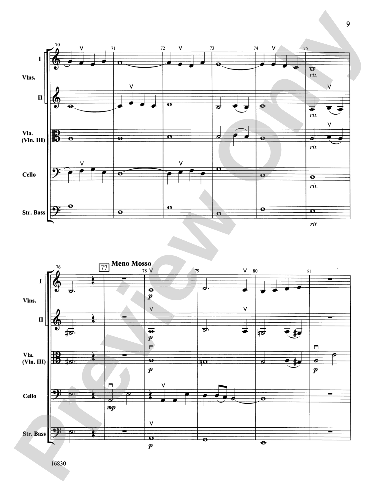 Mabel Creek Overture: String Orchestra Conductor Score & Parts
