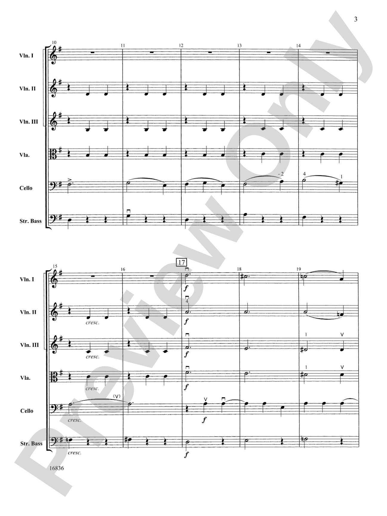 Waltz from The Sleeping Beauty: Score