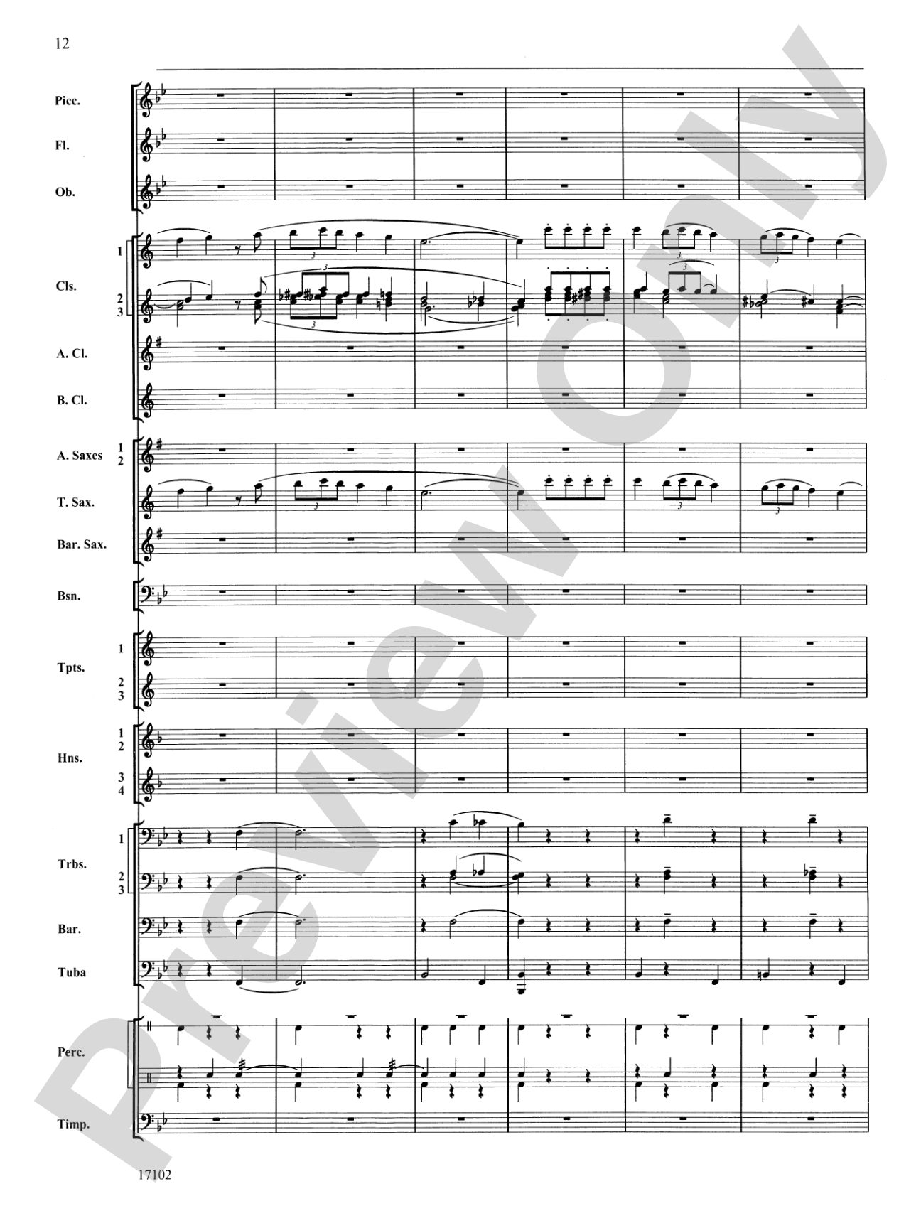 Andalusia: Concert Band Conductor Score & Parts
