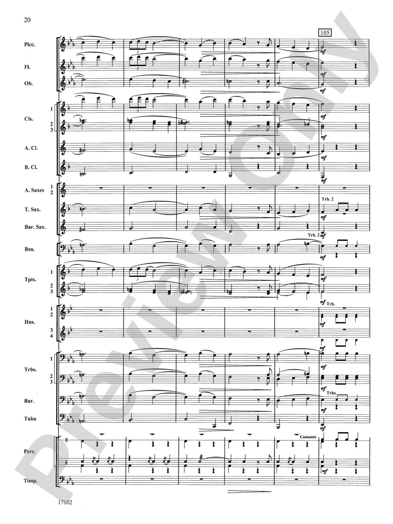 Andalusia: Concert Band Conductor Score & Parts