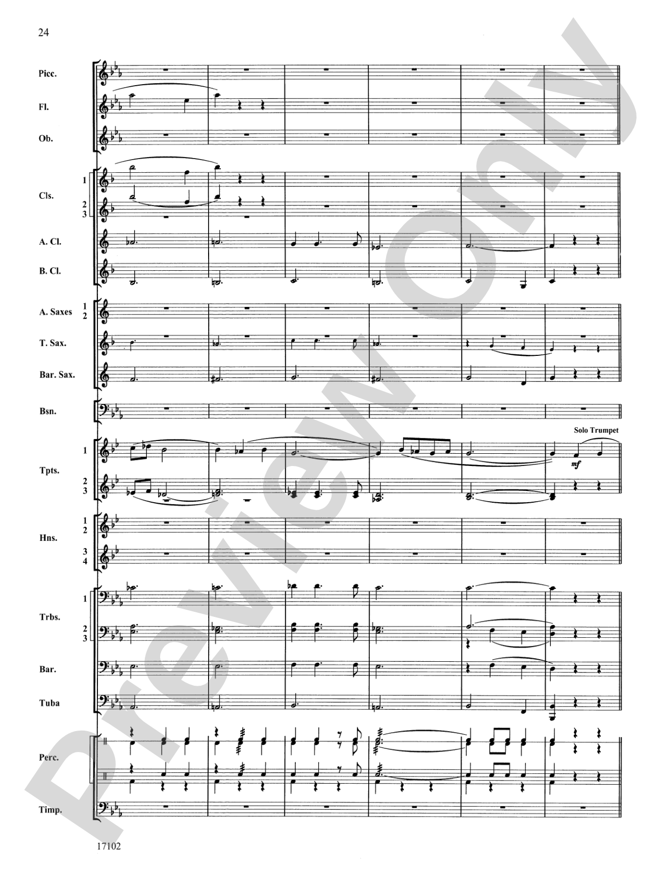 Andalusia: Concert Band Conductor Score & Parts