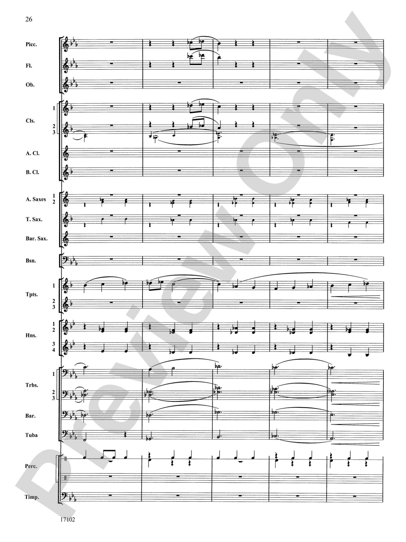 Andalusia: Concert Band Conductor Score & Parts