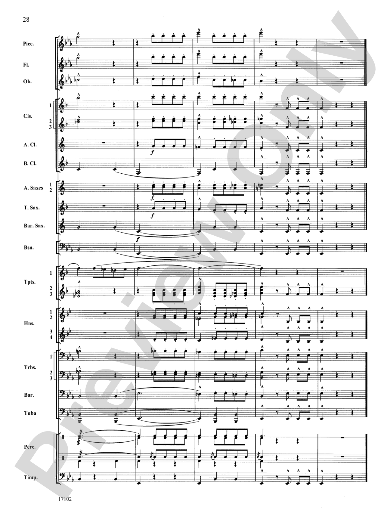 Andalusia: Concert Band Conductor Score & Parts