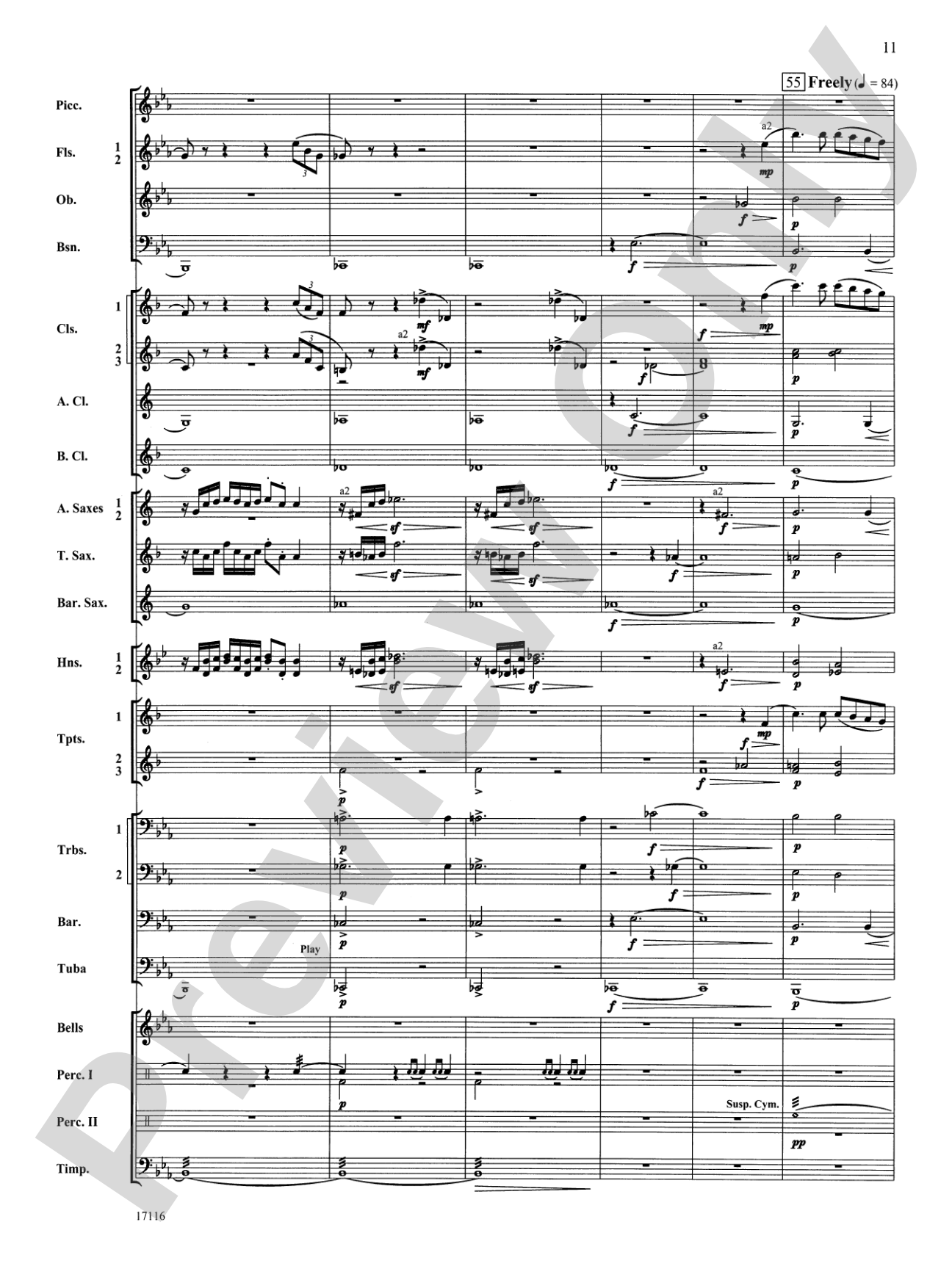 1812 Overture: Concert Band Conductor Score & Parts