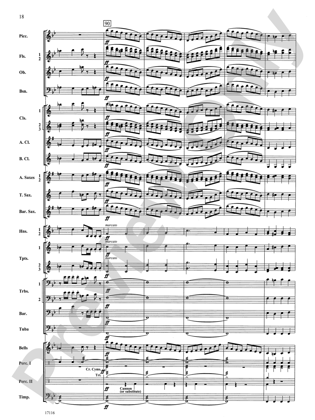1812 Overture: Concert Band Conductor Score & Parts
