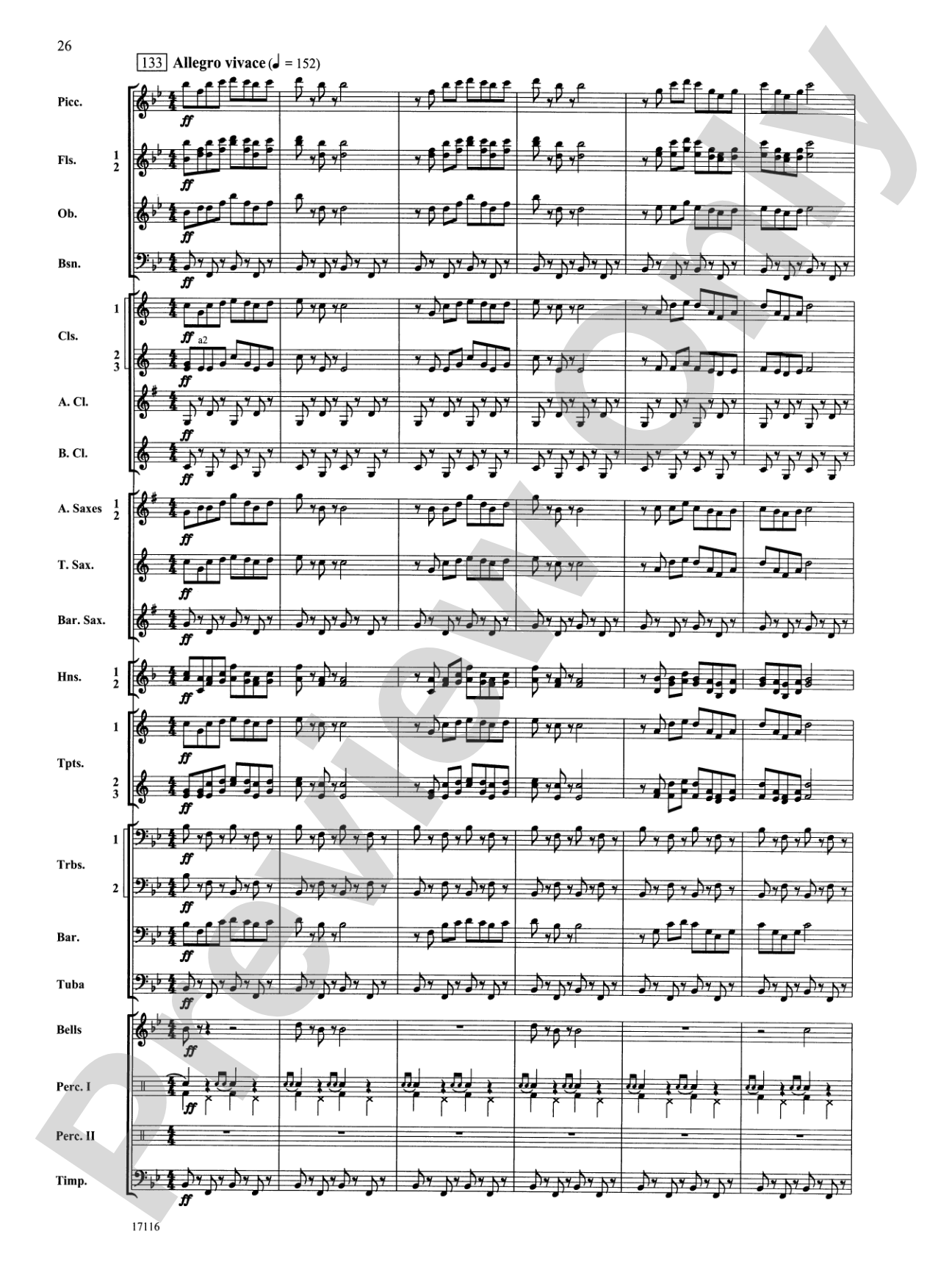 1812 Overture: Concert Band Conductor Score & Parts