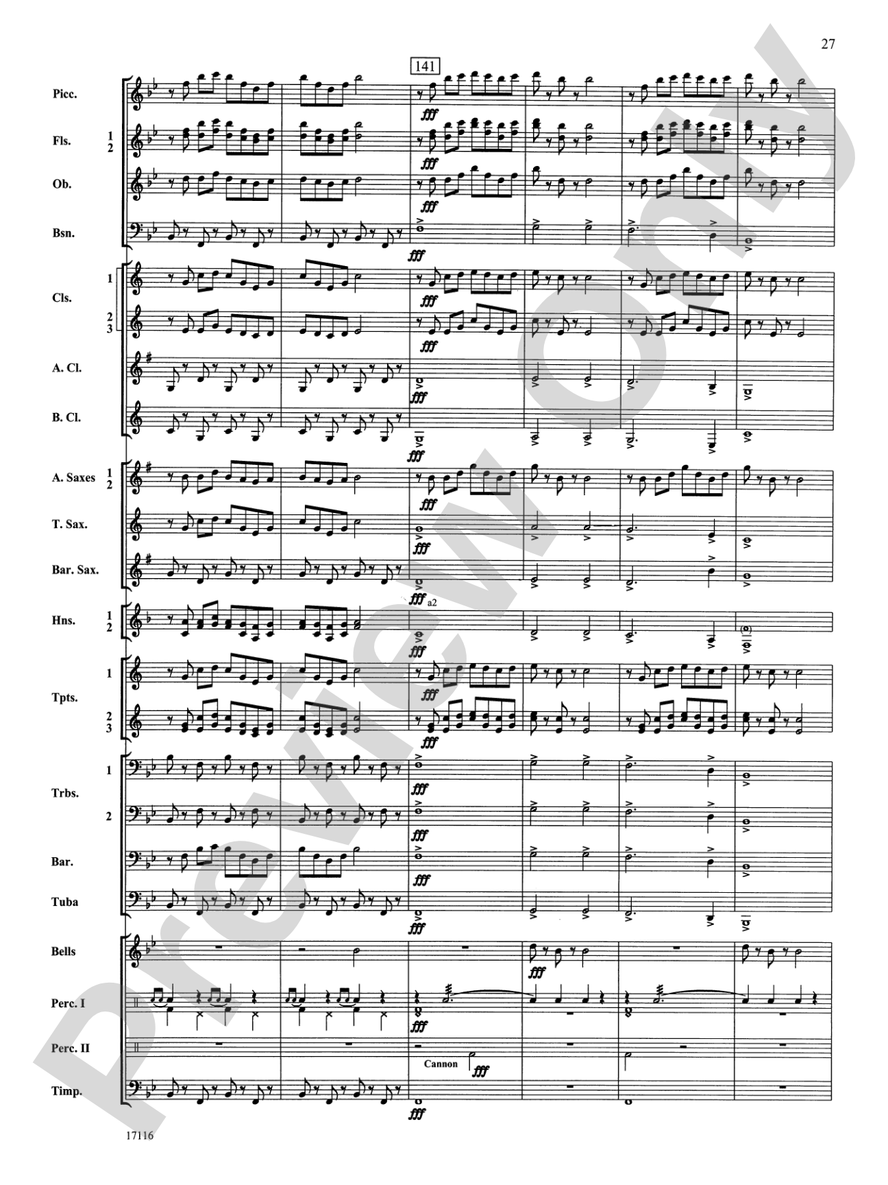 1812 Overture: Concert Band Conductor Score & Parts