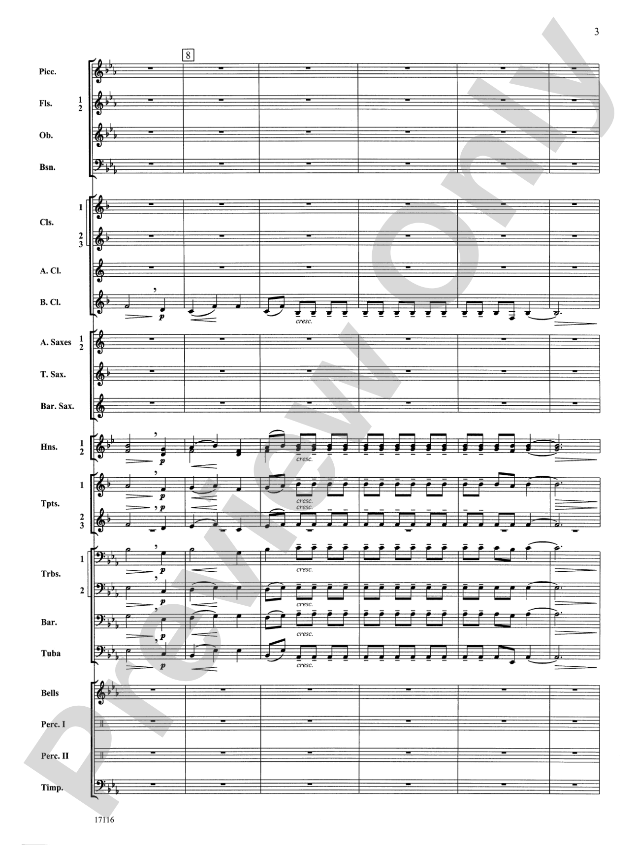 1812 Overture: Concert Band Conductor Score & Parts