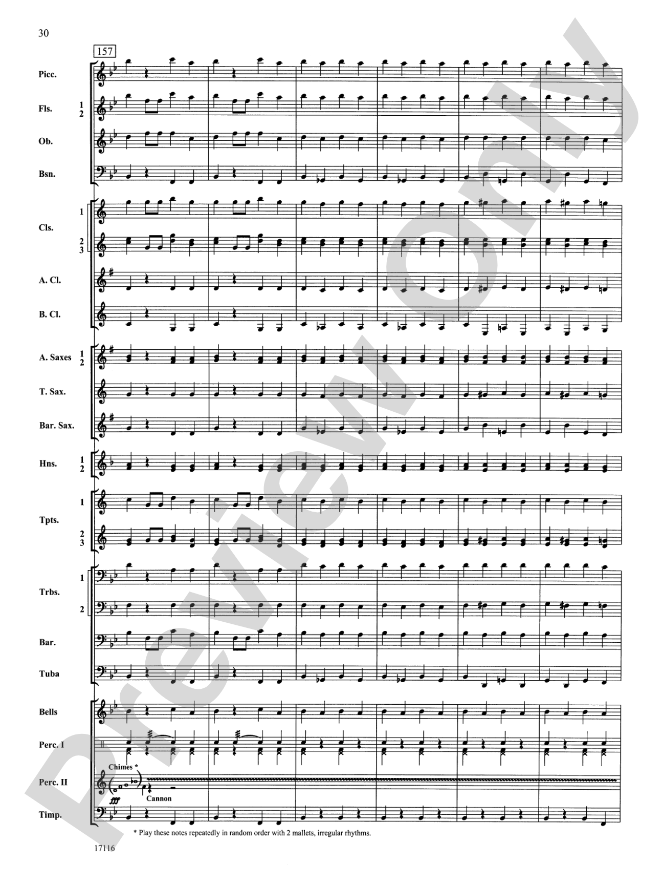 1812 Overture: Concert Band Conductor Score & Parts
