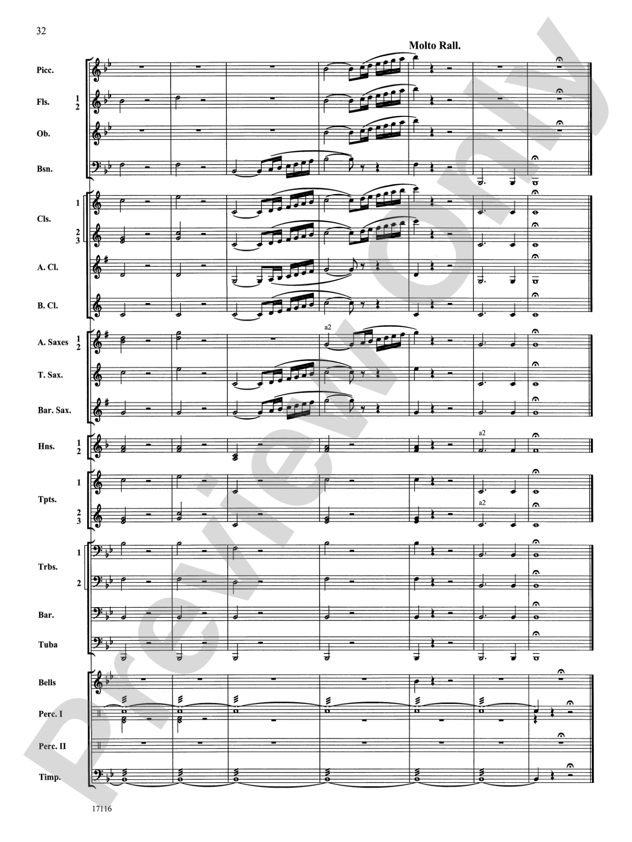 1812 Overture: Concert Band Conductor Score & Parts