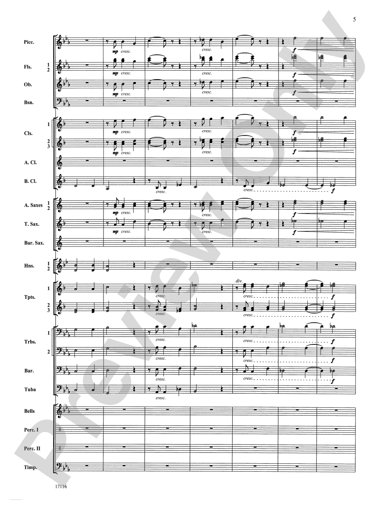 1812 Overture: Concert Band Conductor Score & Parts