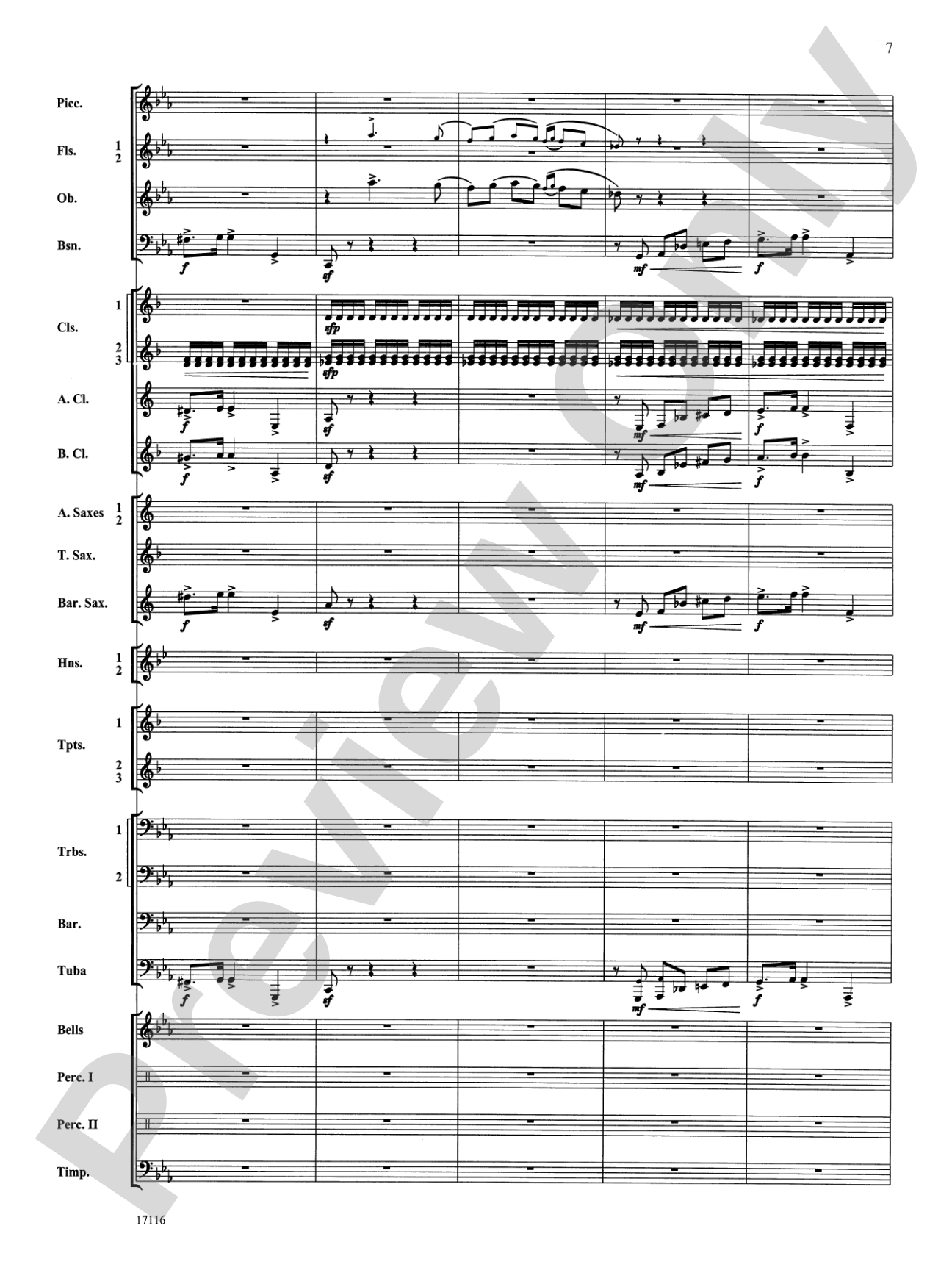 1812 Overture: Concert Band Conductor Score & Parts