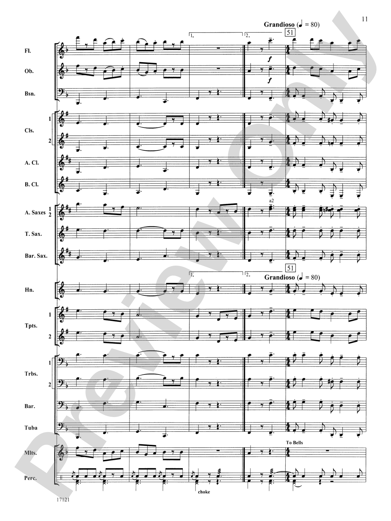 Loch Lomond: Concert Band Conductor Score & Parts