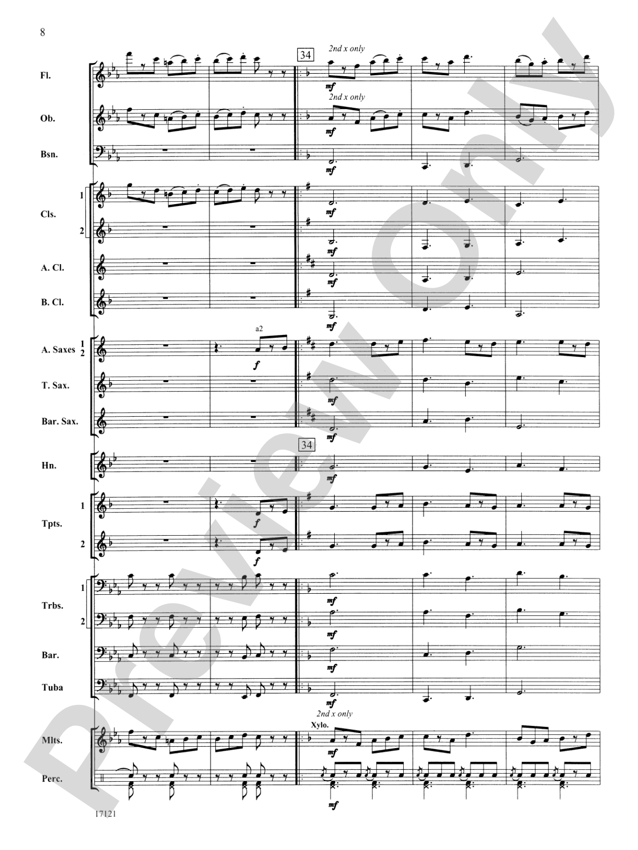 Loch Lomond: Concert Band Conductor Score & Parts