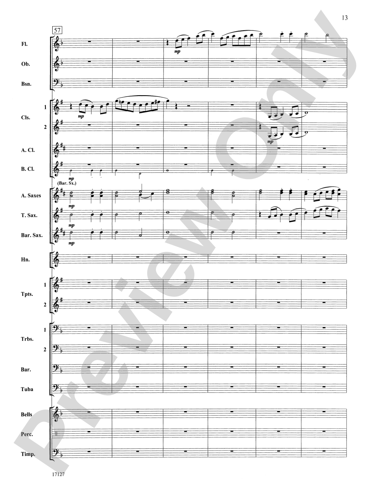 Earl of Oxford's March: Concert Band Conductor Score & Parts