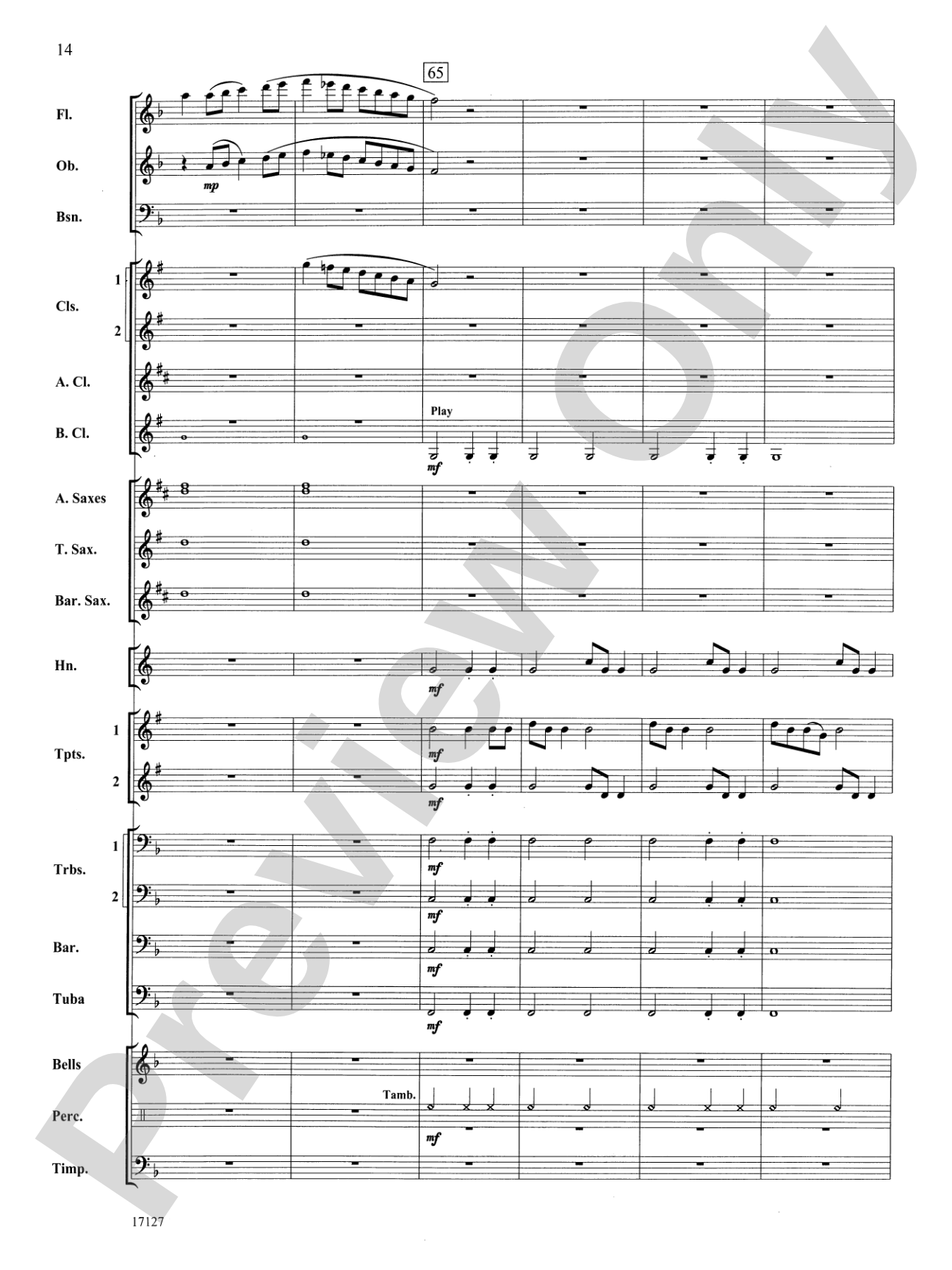 Earl of Oxford's March: Concert Band Conductor Score & Parts