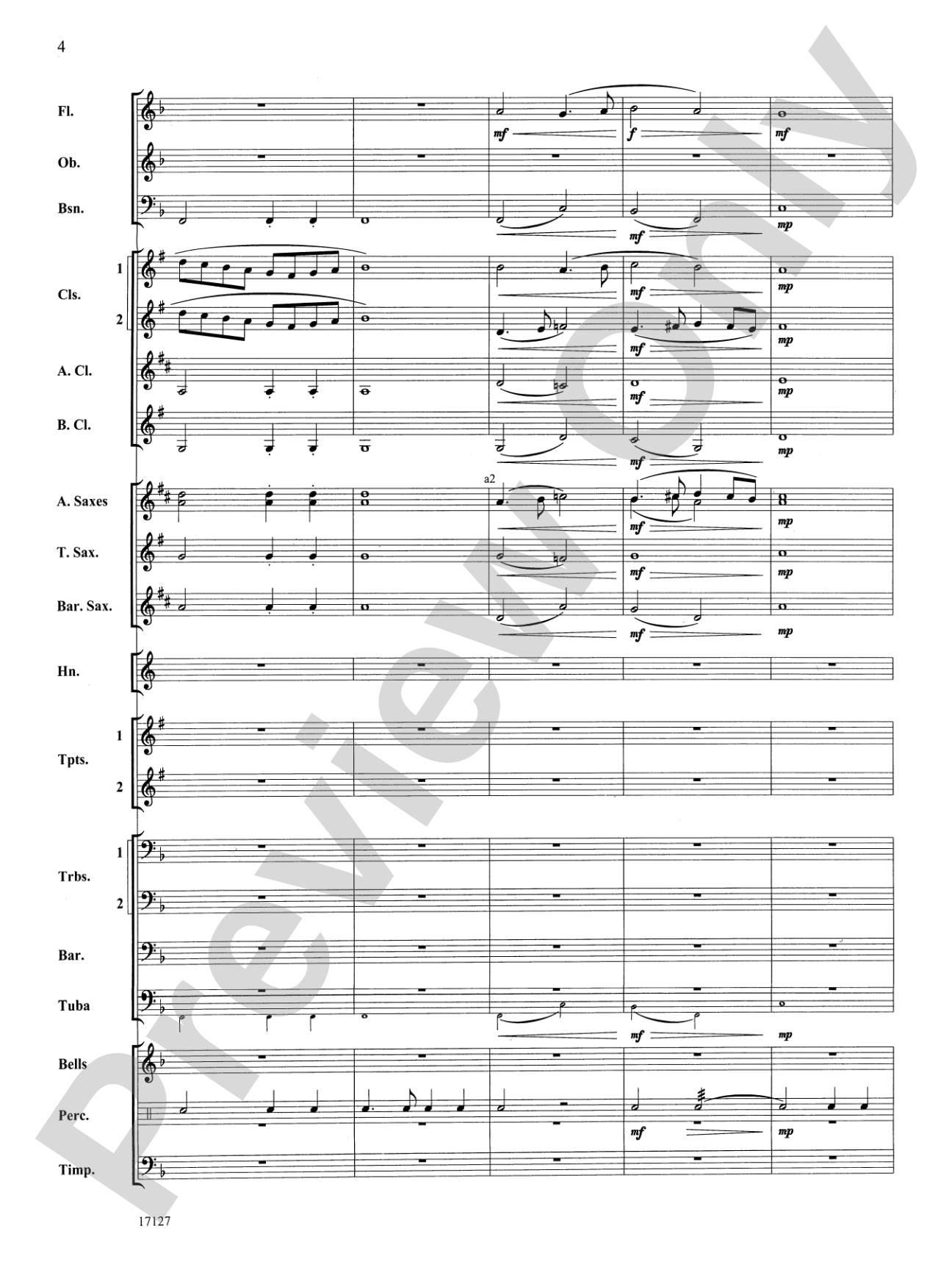 Earl of Oxford's March: Concert Band Conductor Score & Parts