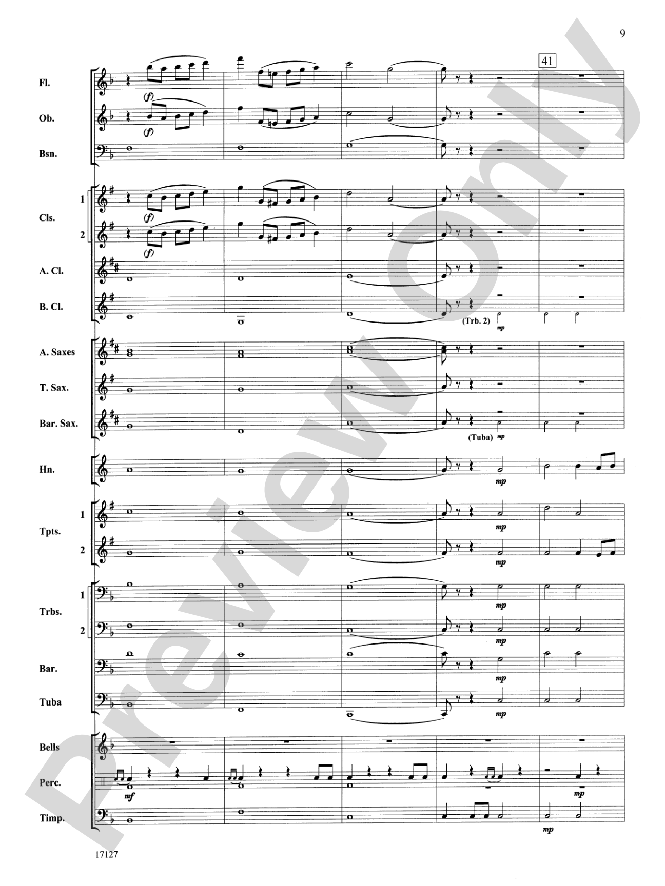 Earl of Oxford's March: Concert Band Conductor Score & Parts