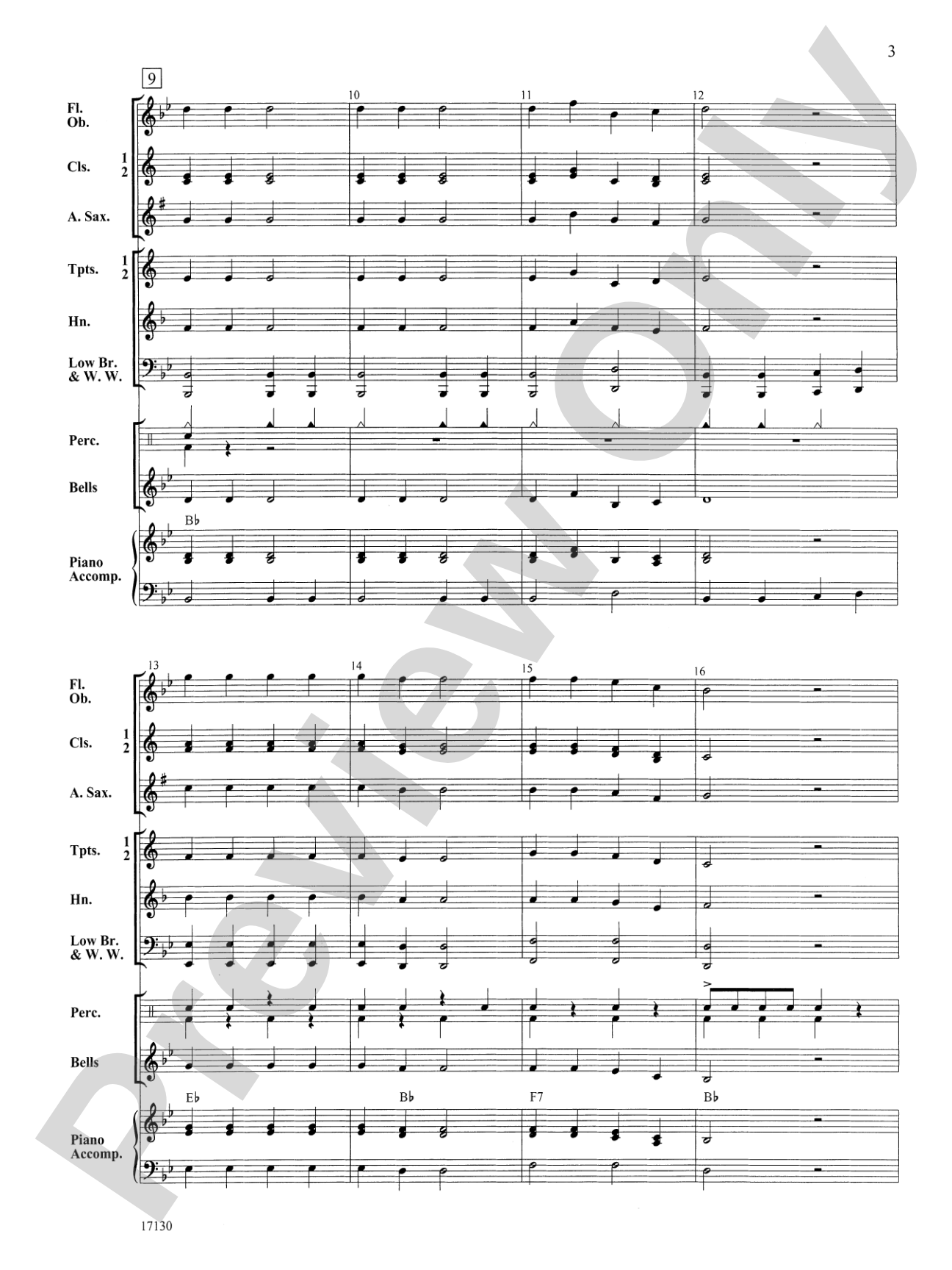First Holiday Concert: Concert Band Conductor Score & Parts