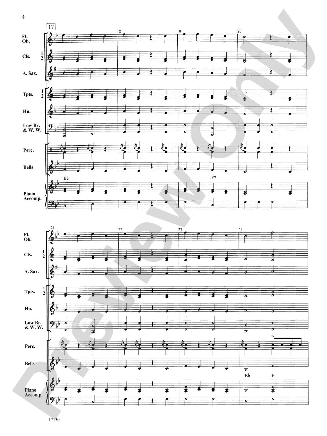 First Holiday Concert: Concert Band Conductor Score & Parts